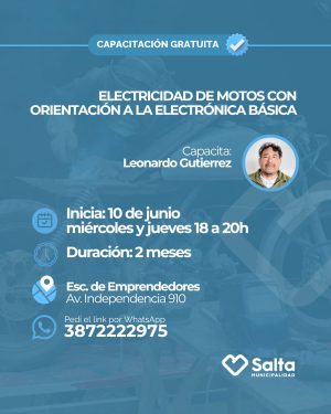 Electricidad de motos con orientación a la electrónica básica - 10/06/2026