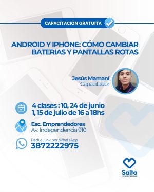 Android y Iphone: Como cambiar baterías y pantallas rotas - 10/06/2026
