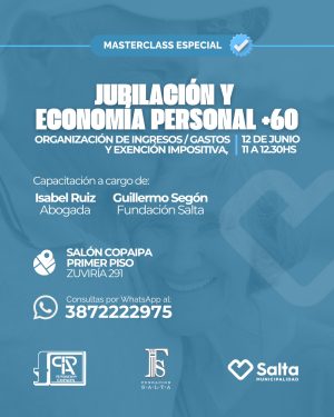 Jubilación y economía personal + 60 - 12/06/2026