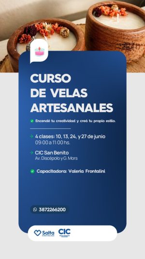 CURSO DE VELAS ARTESANALES- CIC SAN BENITO