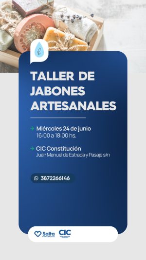 TALLER DE JABONES ARTESANALES - CIC CONSTITUCION