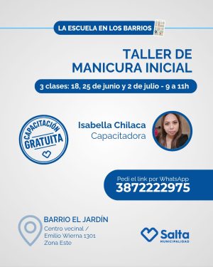 Taller de manicura inicial - 18/06/2026