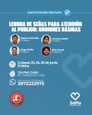 Lengua de señas para atención al público: nociones básicas - 23/06/2026