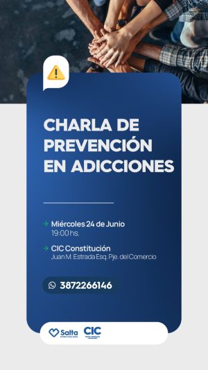 CHARLA DE PREVENCION DE ADICCIONES - CIC CONSTITUCION