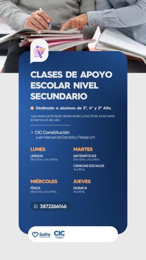 CLASES DE APOYO DE FISICA 5to AÑO DE SECUNDARIA – CIC CONSTITUCION- TURNO TARDE