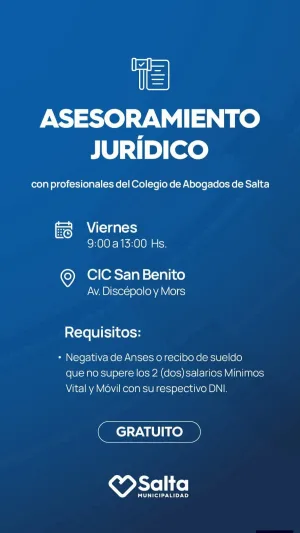 ASESORAMIENTO JURIDICO- CIC SAN BENITO