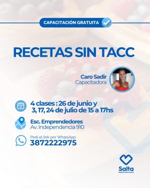 Recetas sin TACC - 26/06/2026