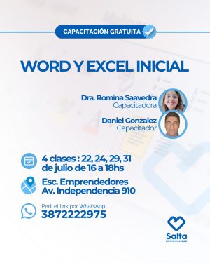 Word y Excel inicial - 22/07/2026