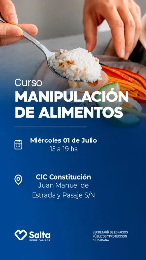 MANIPULACION DE ALIMENTOS - CIC CONSTITUCION