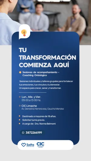 TU TRANSFORMACION COMIENZA AQUI - CIC LIMACHE