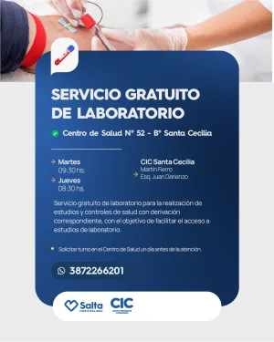 SERVICIO DE LABORATORIO - CIC SANTA CECILIA