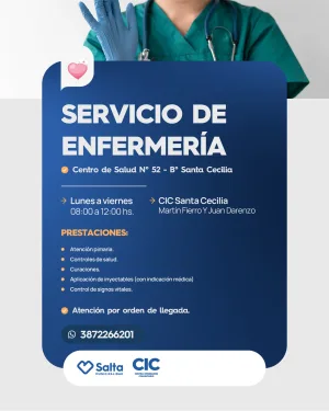 SERVICIO DE ENFERMERIA - CIC SANTA CECILIA