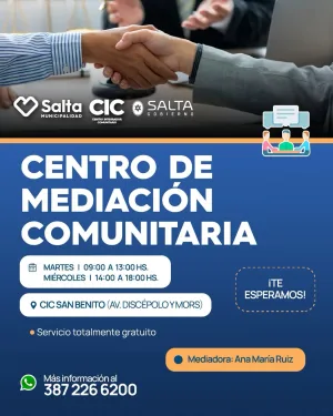 CENTRO DE MEDIACION COMUNITARIA- CIC SAN BENITO