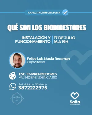 Qué son los biodigestores: Instalación y Funcionamiento - 17/07/2026