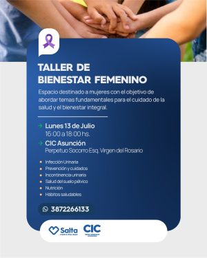 TALLER DE BIENESTAR FEMENINO
