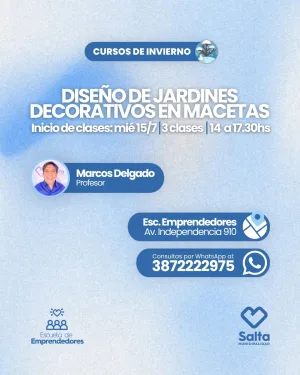 Diseño de jardines: decorativos en macetas - 15/07/2026