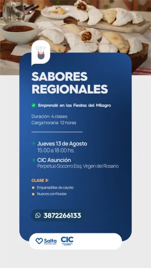 SABORES REGIONALES ESPECIAL EMPANADILLAS DE CAYOTE Y NUECES CONFITADAS