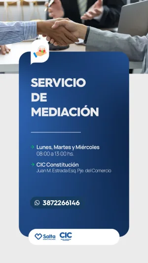 SERVICIO DE MEDIACION - CIC CONSTITUCION