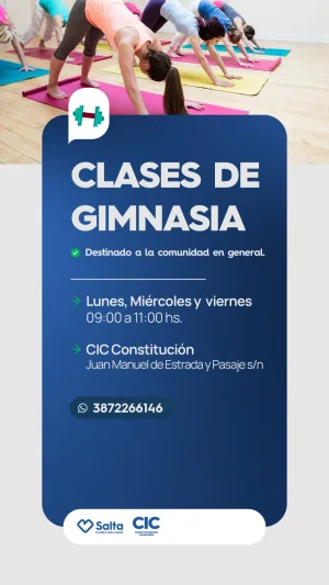 CLASES DE GIMNASIA - CIC CONSTITUCION