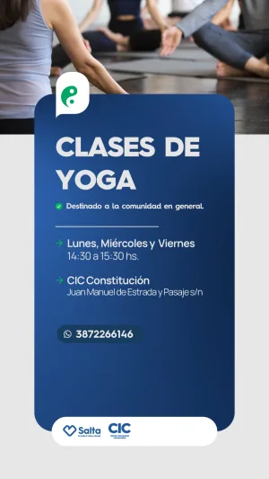 CLASES DE YOGA MIXTO- CIC CONSTITUCION