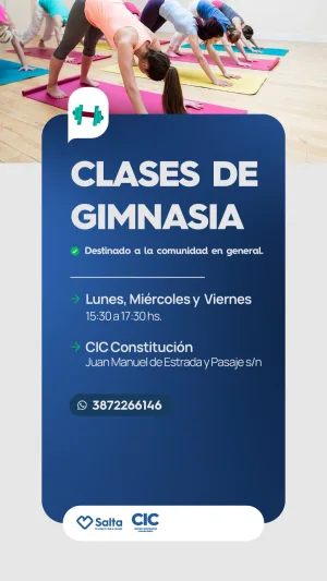 CLASES DE GIMNASIA - CIC CONSTITUCION