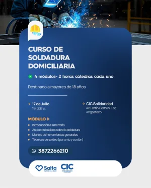 “soldadura domiciliaria” CIC SOLIDARIDAD