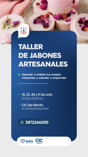 TALLER DE JABONES ARTESANALES-CIC SAN BENITO
