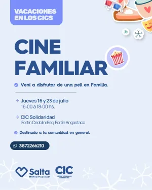 “CINE FAMILIAR” CIC SOLIDARIDAD