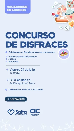 CONCURSO DE DISFRACES- CIC SAN BENITO
