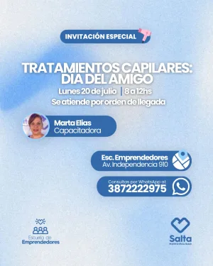 Tratamientos capilares: Día del amigo - 20/07/2026