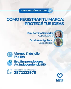 Como registrar tu marca: Protegé tus ideas - 31/07/2026