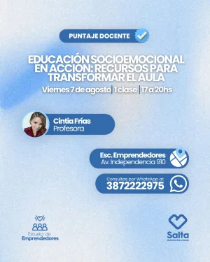 Educación socioemocional en acción: Recursos para transformar el aula - Puntaje docente - 07/08/2026