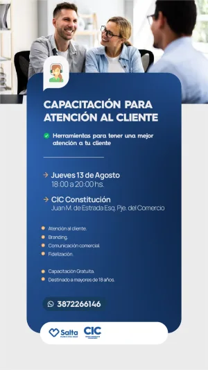 CAPACITACION ATENCION AL CLIENTE - CIC CONSTITUCION