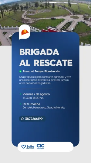 BRIGADA RESCATE - PASEO PARQUE BICENTENARIO - CIC LIMACHE