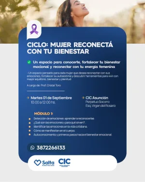 CICLO MUJER RECONECTA CON TU BIENESTAR