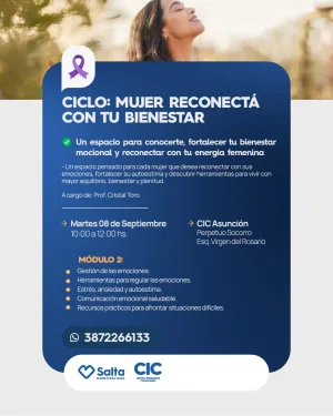 CICLO MUJER RECONECTA CON TU BIENESTAR