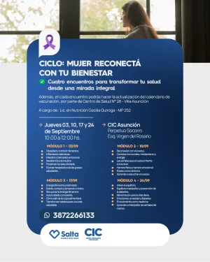 CICLO MUJER RECONECTA CON TU BIENESTAR