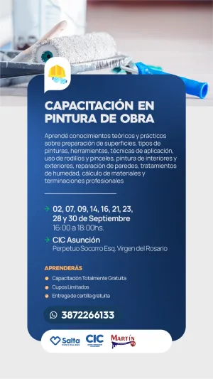 CAPACITACION EN PINTURA DE OBRA