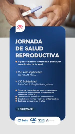 JORNADA DE SALUD REPRODUCTIVA. CIC SOLIDARIDAD