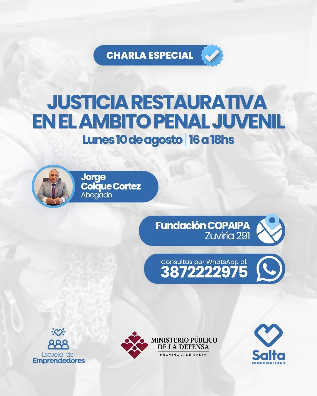 Justicia restaurativa en el ámbito penal juvenil - 10/08/2026
