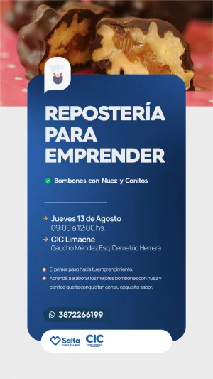 REPOSTERIA PARA EMPRENDER Bombones con Nuez y Conitos - CIC LIMACHE