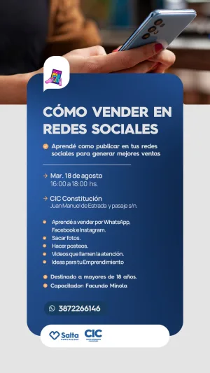COMO VENDER EN REDES SOCIALES - CIC CONSTITUCION