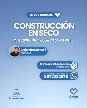 Construcción en seco - 11/08/2026