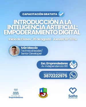 Introducción a la inteligencia artificial: empoderamiento digital - 20/08/2026