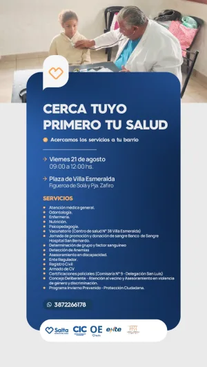 CERCA TUYO PRIMERO TU SALUD - DELEGACION SAN LUIS