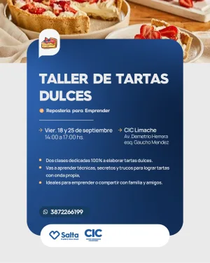 TALLER DE TARTAS DULCES - CIC LIMACHE