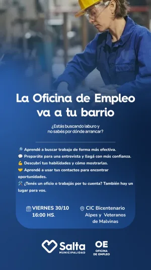 LA OFINA DE ENPLEO VIENE A TU BARRIO BICENTENARIO