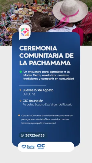CEREMONIA COMUNITARIA A LA PACHAMAMA