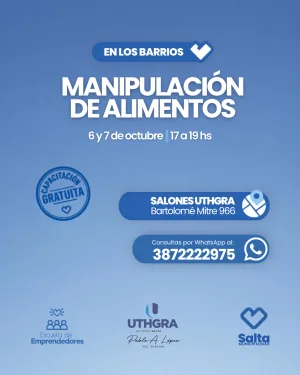 Manipulación de alimentos - 06/10/2026