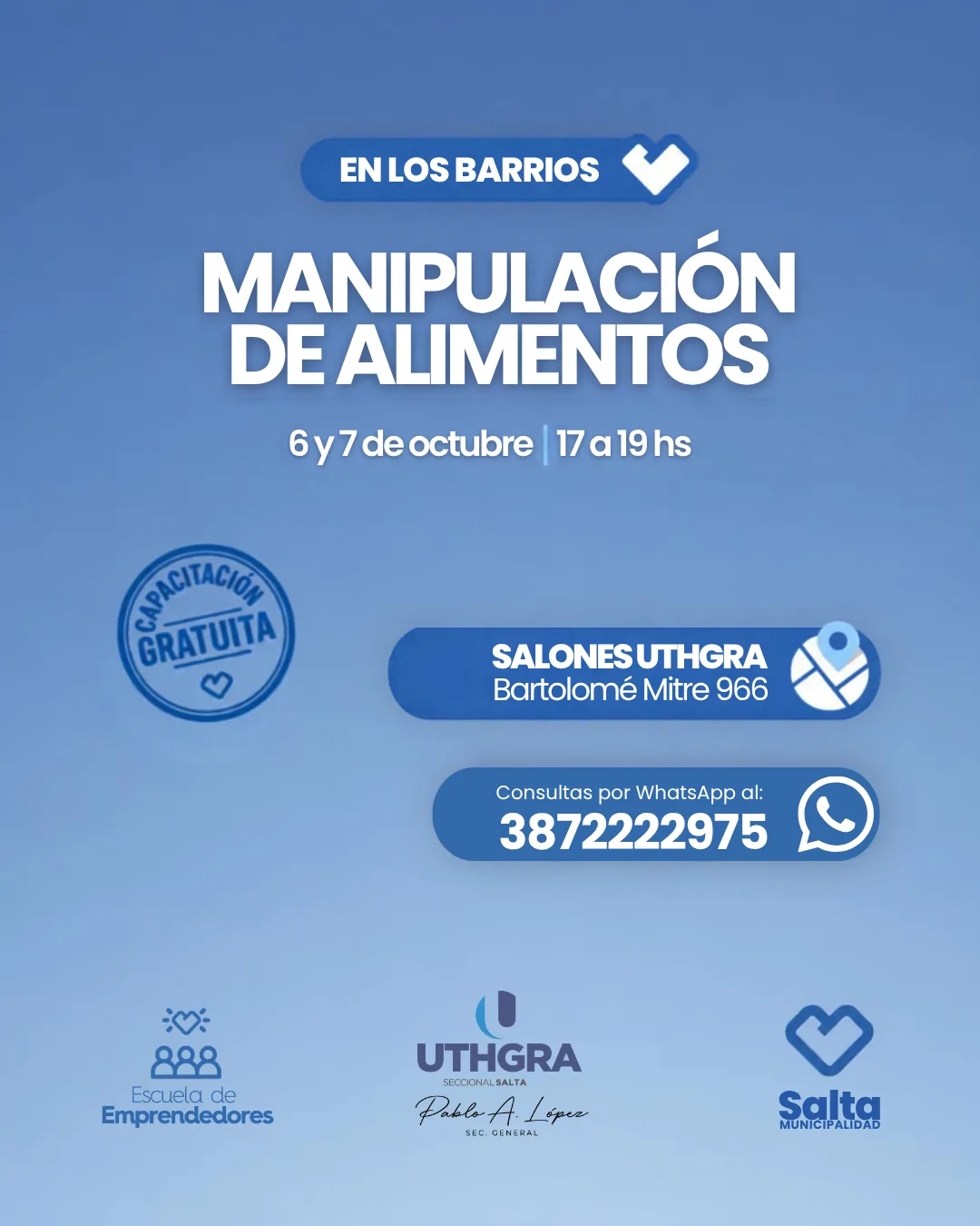 Manipulación de alimentos - 06/10/2026
